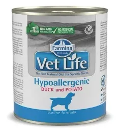 farmina-vet-life-dog-hypoallergenic-duckandpotato-mokra-karma-dla-psa-300