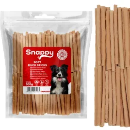 przysmak-przekaska-dla-psa-miekkie-paleczki-z-kaczki-snappy-500g
