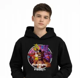 fnaf-five-night-at-freddy-s-gra-film-bluza-z-kapturem-ciepla-164-xs-czarny