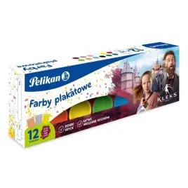farby-plakatowe-kleks-20-ml-12-kolorow-pelikan