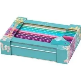 kredki-olowkowe-sparkle-akcesoria-faber-castell-zestaw-w-metalowym-opakowan