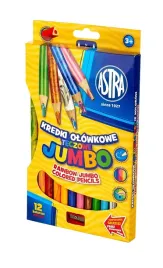 kredki-olowkowe-jumbo-trojkatne-teczowe-z-temperowka-astra-12-kolorow