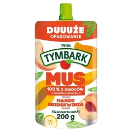 tymbark-mus-100-percent-z-owocow-jablko-mango-brzoskwinia-banan-200-g
