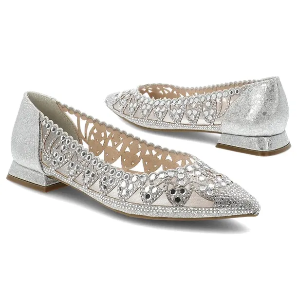 baleriny-s-barski-sr61-0104-silver-zapiecie-wsuwane
