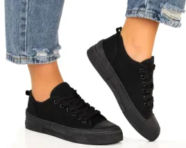 8303-trampki-czarne-damskie-sneakersy-klasyczne-platforma-38