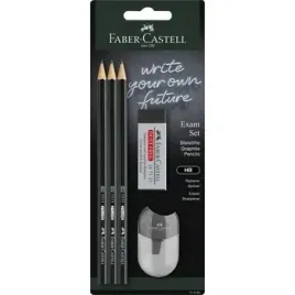 zestaw-exam-3-olowki-1111-hb-gumka-dust-free-temperowka-blister-faber-