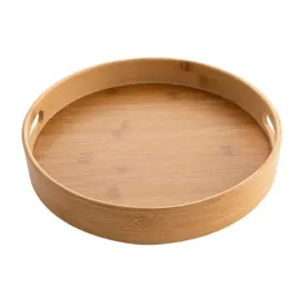 taca-bambusowa-florina-bambou-okragla-35x5cm-z-uchwytem-bezowa-na-prezent