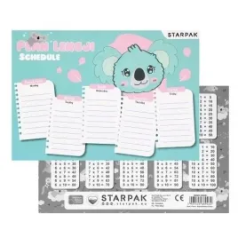 starpak-plan-lekcji-koala-z-tabliczka-mnozenia-23x16-cm-25-szt