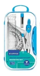 zestaw-geometryczny-szkolny-starpak-7-elementow-niebieski-w-etui