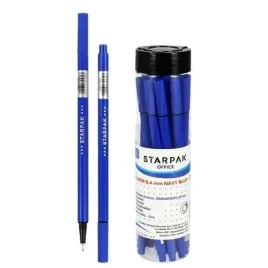 cienkopisy-starpak-okragle-04-mm-granatowe-tuba-20-sztuk