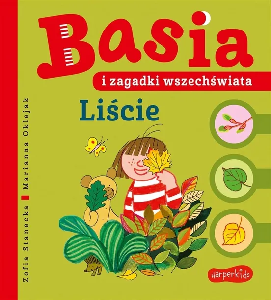 Harperkids książka Basia i zagadki wszechświata Liście
