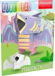 cube-head-dino-pterodaktyl-zloz-i-pokoloruj