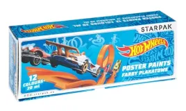starpak-farby-plakatowe-hot-wheels-12-kolorow-12-x-20-ml