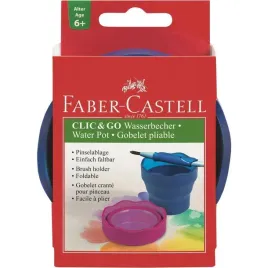 faber-castell-pojemnik-na-wode-clickandgo-niebieski-z-uchwytem-na-pedzelek
