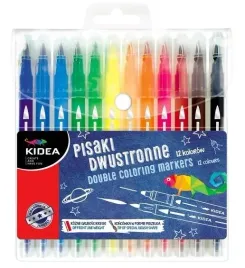 pisaki-dwustronne-kidea-12-kolorow-pedzelek-i-precyzyjna-koncowka-derfor