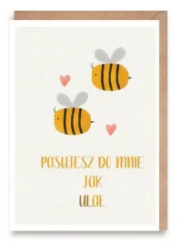 cardie-kartka-walentynkowa-pszczolki-a6-z-eko-koperta-300g