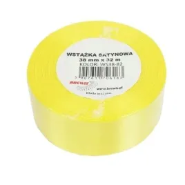brewis-wstazka-satynowa-kanarkowy-38-mm-x-32-m