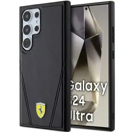 ferrari-fehms24lp3bak-s24-ultra-s928-czarny-black-hardcase-hot-stamp-v-line