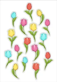 learnhow-dekoracje-okienne-dwustronne-tulipany-16-szt