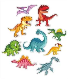 learnhow-dekoracje-okienne-dwustronne-dinozaury-9-elementow