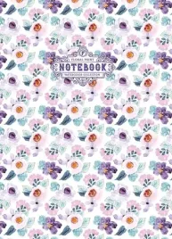 notatnik-ozdobny-fresh-143x210-mm-64-kartki-w-kratke-kwiaty-fiolet