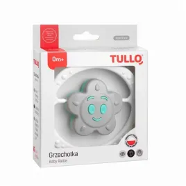 grzechotka-sensoryczna-tullo-w-ksztalcie-kwiatka-mietowo-szara-0m