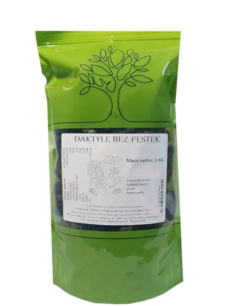 DAKTYLE SUSZONE bez pestek 1kg b. słodkie od ECOBI
