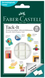 faber-castell-masa-mocujaca-samoprzylepna-kwadraty-tack-it-biala-50-g
