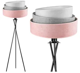 lampa-stojaca-trojnog-abazur-rozowy-824