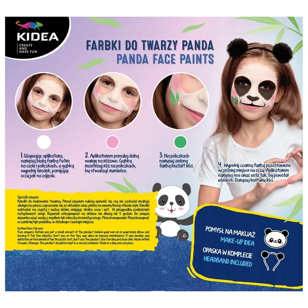 farbki-do-twarzy-z-opaska-panda-kidea-rodzaj-farby-do-twarzy
