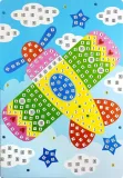 mozaika-piankowa-samolot-funandjoy-material-karton-papier-pianka-plastik