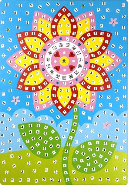 mozaika-piankowa-kwiatek-funandjoy-wiek-dziecka-3-lata