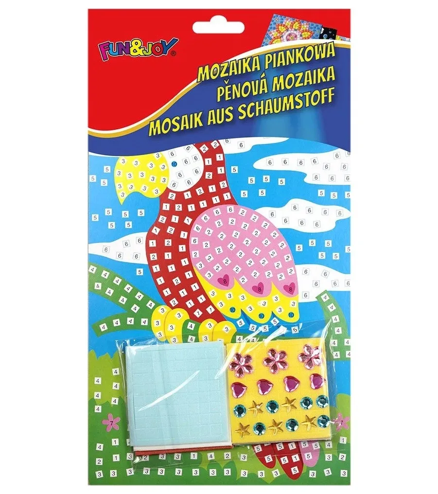 mozaika-piankowa-papuga-funandjoy