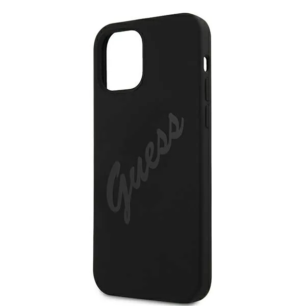guess-guhcp12llsvsbk-iphone-12-pro-max-67-czarny-black-hardcase-script-vin-stan-nowy