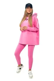 komplet-bawelniany-bluza-z-kapturem-legginsy-rozowy
