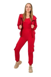 komplet-3-w-1-bluza-top-spodnie-czerwony