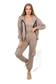 komplet-3-w-1-bluza-top-spodnie-ciemny-bezowy