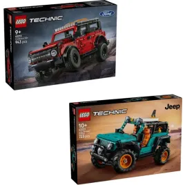 zestaw-lego-technic-42227-jeep-wrangler-42213-ford-bronco-hit
