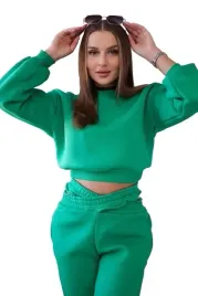 komplet-ocieplany-z-krotka-bluza-zielony
