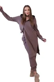 komplet-dresowy-bluza-z-dluzszym-bokiem-mocca