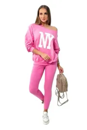 komplet-bawelniany-bluza-legginsy-rozowy