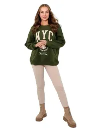 komplet-bawelniany-bluza-ocieplana-legginsy-khaki