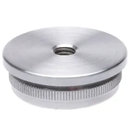 zaslepka-poreczy-fi424-mm-z-gwintem-plaska-wbijana-h3-mm-satyna