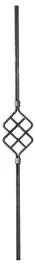 tralki-metalowe-tralka-stalowa-do-balustrady-kuta-ozdobna-12x12-h800