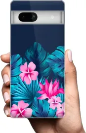 etui-na-google-pixel-7a-telefon-wzory-tropikalne-kwiaty