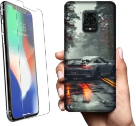 etui-na-xiaomi-redmi-note-9-pro-telefon-wzory-samochody-szklo