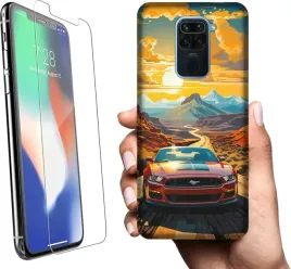 etui-na-xiaomi-redmi-note-9-telefon-wzory-samochody-szklo
