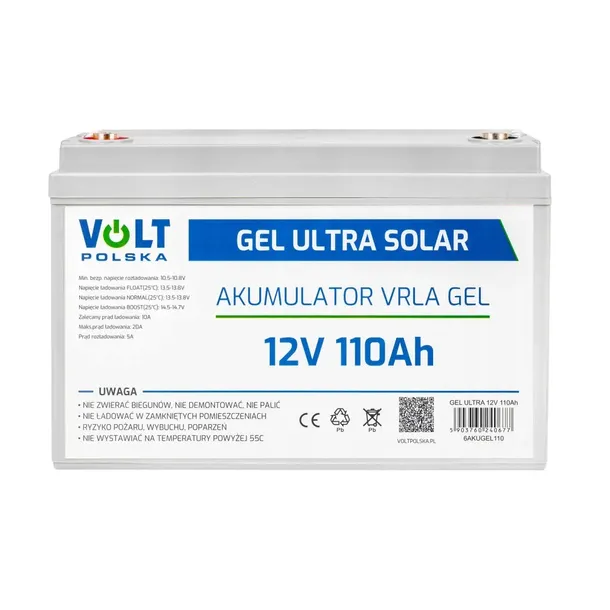 Akumulator GEL PREMIUM 110Ah Volt do KAMPERA UPS