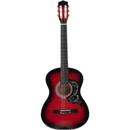 gitara-klasyczna-3-4-7-8-vintage-czerwona-od-12-lat-dla-dzieci-i-doroslych