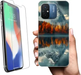 etui-na-xiaomi-redmi-12c-telefon-wzory-gory-szklo